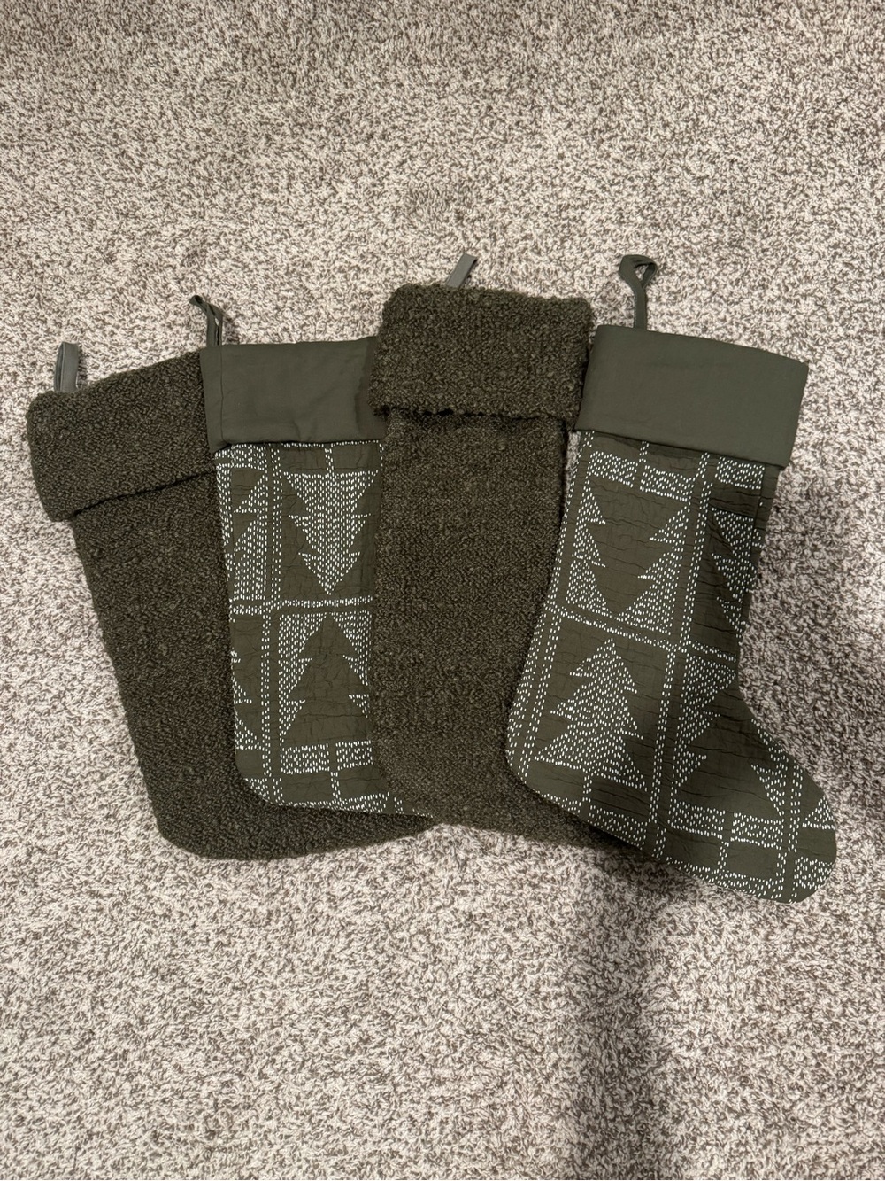 QTY 4 West Elm Christmas Stockings